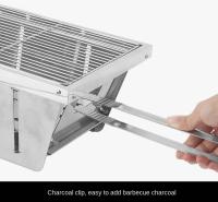 Estufa De Camping Plegable De Acero Inoxidable 304 Para Barbacoa Y Grill Portátil Exterior Con Tabla De Cocina Sin Ignición - details 5