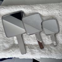 Espejo De Maquillaje Portátil HD Con Mango Electroplated Redondo Y Cuadrado Pequeño Espejo De Belleza Para Viajes - details 3