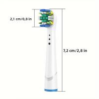 Cabezales De Repuesto FlossAction Para Cepillo De Dientes Eléctrico Oral B pro Health D16 D12 8860 8875 8900 8950 Para Adultos - details 1