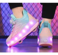 Zapatillas LED Para Niños Y Niñas Zapatos Deportivos Con Luces USB Cargables Para Outdoor Parkour Y Patinaje En Roller Talla True Fit Material Superior De Tela Y Suela EVA - details 14