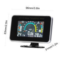 Medidor Digital De Automóvil 3-en-1 LCD Para Aceite Voltaje Temperatura Del Agua Universal Para Coche Camión SUV RV 9-36V - details 2