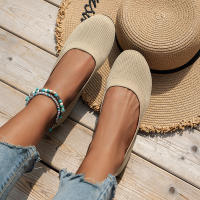 Zapatillas De Ballet Planas Para Mujer Confortables De Tejido Casual Slip on Oficina Barco Talla Grande Mocasines Redondas - details 26