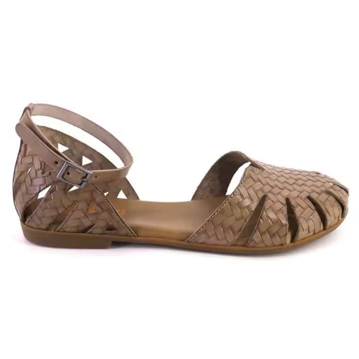 PORRONET 3006 Sandalias de mujer taupe PIEL 524 - 1