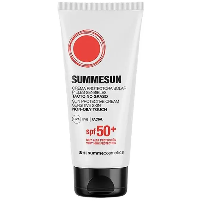 Summesun SPF50+ Pieles Sensibles Crema Protectora Solar de Tacto No Graso Summecosmetics - 1