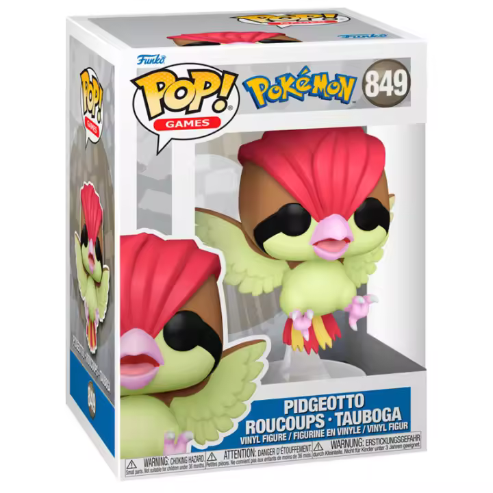 Figura Pop Pokemon Pidgeotto-Figura de Vinilo Coleccionable - Idea de Regalo- Mercancia Oficial - Juguetes para Niños y Adultos - Movies Fans - Muñeco para Coleccionistas y Exposición - 1