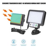 Lámpara Solar LED De Pared Split 3 Modos Impermeable Con Sensor De Movimiento Iluminación De Calle Para Jardín Seguridad De Garaje Luz De Pared - details 5