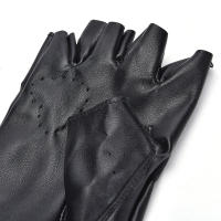 Guantes De Motociclista Para Mujer Punk De Cuero Sin Dedos Para Baile Y Conducción Estilo Biker Adulto Material Principal Poliéster - details 16