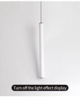 Lámpara Colgante LED De Estilo Minimalista 360° Para Sala De Estar Comedor Dormitorio Oficina Iluminación Ceilinadora Con Soporte Para Montaje En Casa - details 14