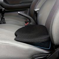 Cojín De Asiento De Coche Multifuncional 2 En 1 Soporte Lumbar Universal Masajeador Polipropileno Poliéster Transpirable Almohada De Soporte Para Conductor - details 0