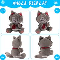 Peluche Genshin Impact Kazuha Arlecchino Furina Gato Anime Kawaii Relleno De Algodón PP Regalo De Cumpleaños De Halloween Para Niños Y Adultos - details 6