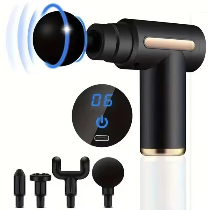 Pistola De Masaje Eléctrico Para Musculatura Fascial Relajación Profunda De La Masa Corporal Para Cuello Espalda Y Hombros Herramienta De Fitness - 1