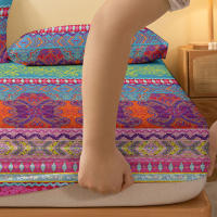 Sábana Ajustada Moderna Y Bohemia Impresa Mate Sin Pillowcases Incluidos Fundas De Almohada No Incluidas Cama Muebles De Dormitorio - details 4