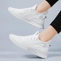 Tenis casuales para mujer: zapatos de malla ligeros y transpirables para caminar, trabajar y viajar, suela antideslizante, calzado cómodo para uso diario - details 2