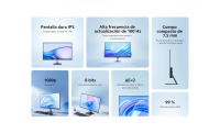 Xiaomi Monitor A27i, Resolución de 1080p, Frecuencia de actualización alta de 100 Hz, Cuerpo compacto de 7,5 mm - details 1