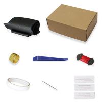 Cubierta De Volante De Cuero Microfibra Hecha a Mano Para Mercedes Benz C SLK Class W203 R171 2004-2008 Protección Personalizada - details 5