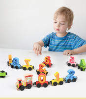 Juguetes De Tren De Madera Magnéticos Montessori Para Niños Set De Aprendizaje Temprano Con Animales Frutas Y Colores Juguete Educativo Para El Desarrollo Cognitivo - details 24