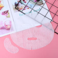 100pcs Máscara Facial Desechable DIY Suave No Tóxica Hoja De Tela Pura Herramienta De Belleza Máscara De Algodón Respirable Papel - details 0