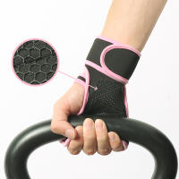 Guantes De Gimnasio Para Mujer Con Cubrenotas Y Palma Antideslizante Protección Al Luchar Pesas Color Rosa Fitness Y Entrenamiento - details 3