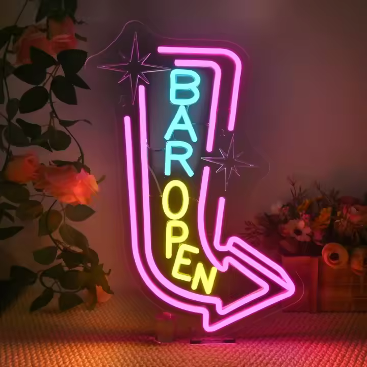 Letreros de neón con texto en inglés You're Like Really Pretty para decoración de pared,letreros de luces de neón,luces de neón blancas cálidas con alimentación USB dormitorio,decoración del hogar - 1