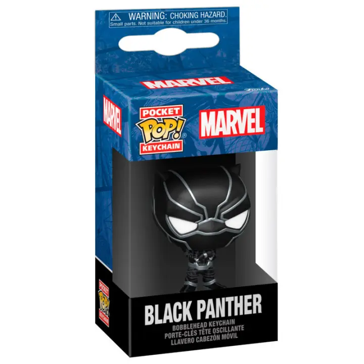 Llavero Pocket POP Marvel Black Panther ClassicsFigura  Coleccionable - Idea de Regalo- Mercancia Oficial - Juguetes para Niños y Adultos - Movies Fans - Muñeco para Coleccionistas y Exposición - 1