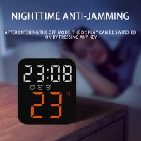 Reloj De Alarma Digital LED Para Escritorio Con Pantalla Retroiluminada Y Mostrador De Temperatura Para Hogar Y Oficina - details 5