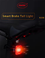 Luz Trasera Recargable Para Bicicleta CYCLAMI Sensor Inteligente Luz De Freno Y Señal De Trasero Para MTB Accesorios De Ciclismo - details 0