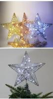 Estrella LED Para Árbol De Navidad Toppers Operada Por Batería Decoración De Fiesta En Sala Luz De Año Nuevo - details 30