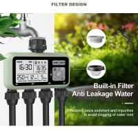 Reswat Timer De Agua Multifuncional Con 4 Salidas Sprinklers Adaptación De Calibre Instalación Conveniente Herramientas Jardín Para Jóvenes - details 6