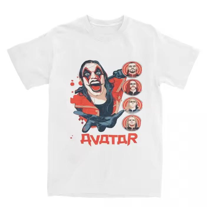 Camiseta De Algodón Para Hombre Y Mujer Con Diseño De Banda De Metal Pesado Avatar Johannes Eckerstrom Camiseta Vintage De Moda - 1