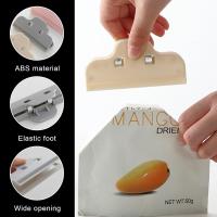 6 piezas para las bolsas de comida pinzas de plástico para las bolsas de plástico para la cocina para las bolsas de comida snack - details 6