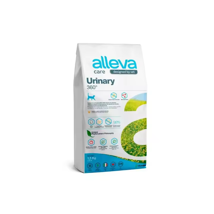 Alleva Care Urinario 360º para Gatos - Alimento Dietético Completo y Holístico - 1