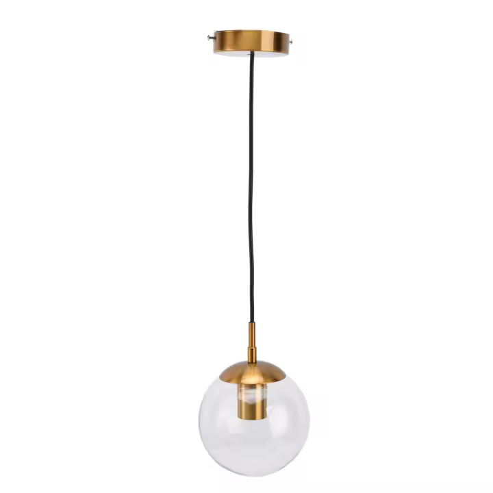 Lámpara de pared Modern Retro, Minimalist Decorative Bola de Cristal, Luz de pared E27 para Sala de estar, Dormitory, estudio, 110-240V - 1