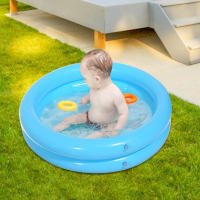 Piscina De Natación Para Bebés 65x65CM Juguete Acuático Inflable Para Verano Forma Redonda Con Diseño De Animales Lindos Para Niños - details 0