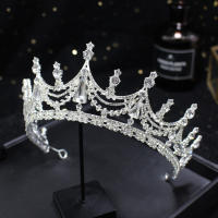 Diadema De Novia Barroco Lujo Geométrica Con Cristales Grandes Y Diamantes Para Baile De Graduación Y Bodas Accesorios De Cabello Para Mujeres - details 9