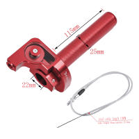 Juego De Palancas De Acelerador De 7/8'' Para Motocicleta Móvil Scooter Bicicleta 50cc 125cc 150cc Con Cable Acción Rápida Aluminio M10*1.5 - details 0