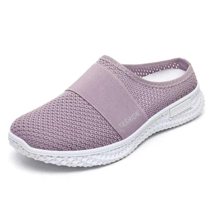 Women's white sneakers - transparent mesh fabric, PVC sole, casual shoes for beach, travel and daily wear, summer shoes | casual style | mesh upper, women's sneakers - 1
