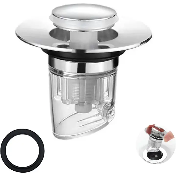 Sink Drain Plug, Pop-Up Bug & Clog Resistant - 1