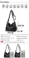 Nueva Moda Bolso De Hombro Cruzado En Cuero PU Suave Para Mujer Calidad Superior Bolso De Lujo De Diseñador Bolso De Mano Moda Para Damas - details 3