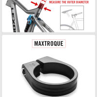 Jawbone Abrazadera De Sillín De Bicicleta De Aluminio CNC Accesorios De Ciclismo Para Postes De Sillín 25.4 27.2 30.9 31.6 Mm - details 3