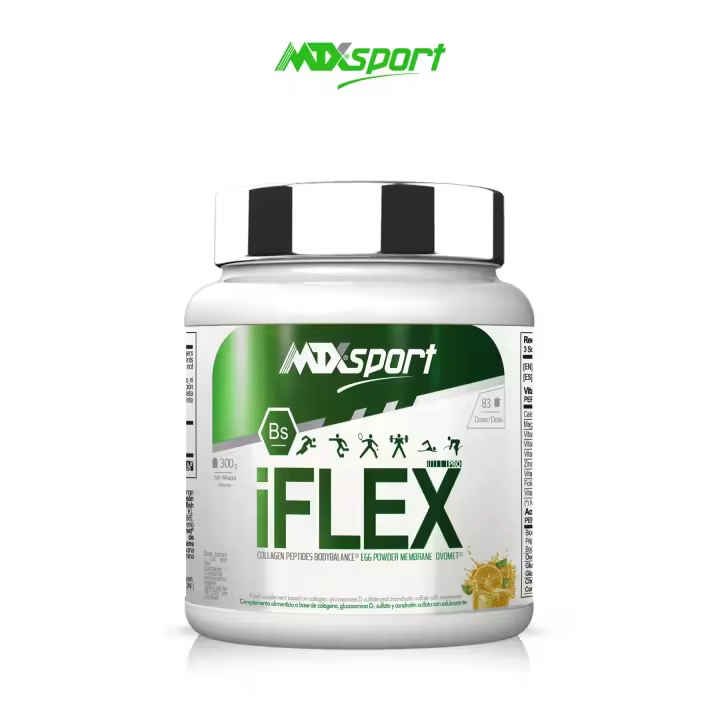 MTX nutrition IFLEX PRO  [300 G] Sabor Naranja - Colágeno biodisponible Bodybalance + Protectores articulares (Glucosamina y condroitina) + Magnesio + Membrana de huevo - 1
