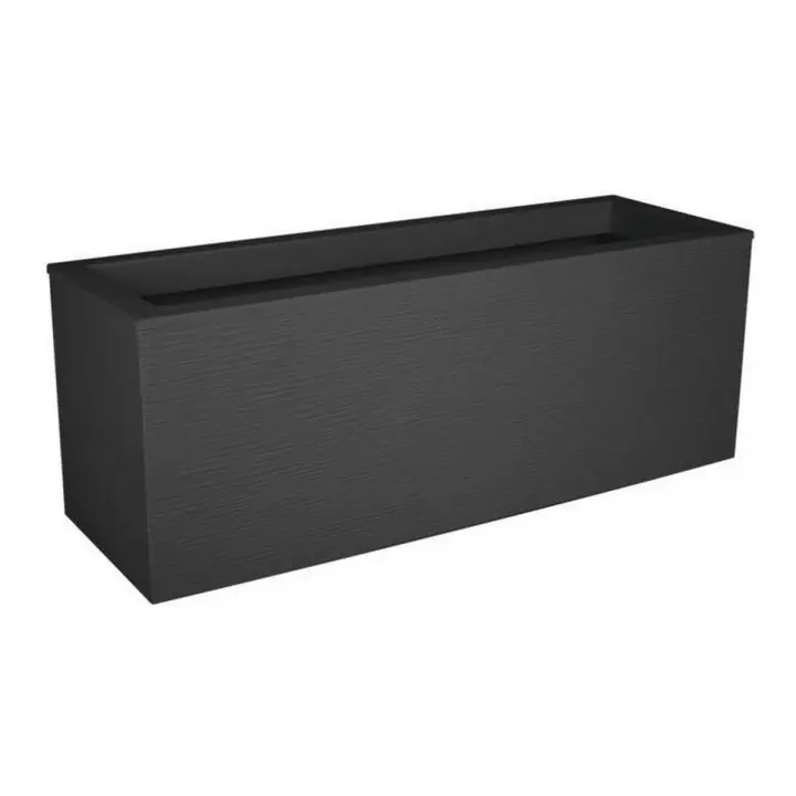 Macetero EDA Graphit Up Rectangular Antracita Gris oscuro 59 x 19,5 x 22,8 cm - 1