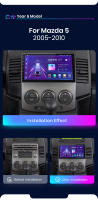 Junsun Android 13 Radio Coche para Mazda 5 2005 - 2010 Inalámbrico CarPlay Android Auto AI Voice 2 din Pantalla Coche Android Auto Multimedia Navegación GPS Auto radio - details 2