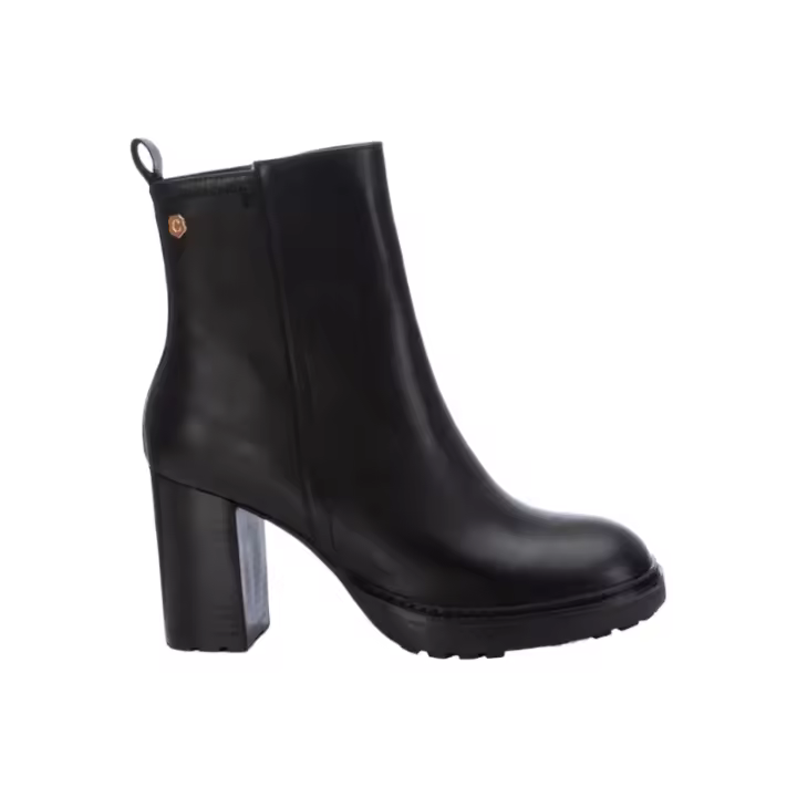 botin con tacon 7cm suela con piso goma - 1