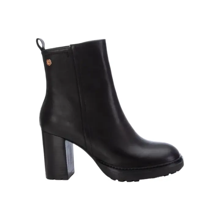 botin con tacon 7cm suela con piso goma - 1