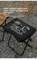 Silla De Almacenamiento MOUNTAINHIKER Para Camping Plegable Ultra-ligera De Aluminio Mini Silla De Pesca Para Picnic Furniture - details 14