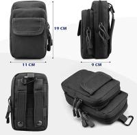 Hombre Riñonera para Viaje - Bolsa Molle EDC de Cadera - details 3