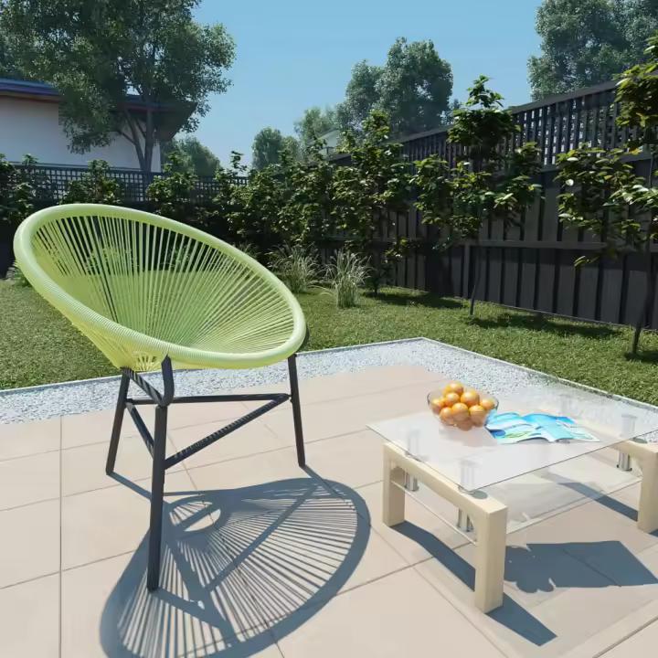 Silla de Jardín Acapulco en Polyrattan Green - 1