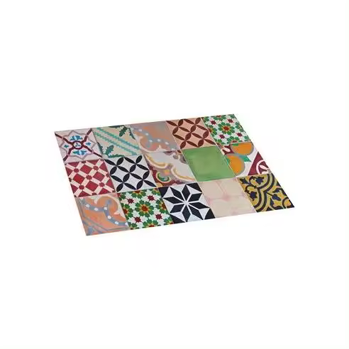 Alfombra de Vinilo Mosaico Color 45x75cm - Resistente Al Agua - 1