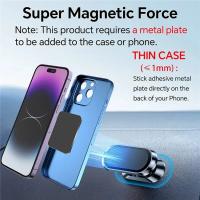 Soporte De Teléfono Móvil Magnético Para Coche Mini Barra Rotativa 360 Grados Fuerte Imán Para GPS Compatible Con Huawei Y iPhone 14 - details 5