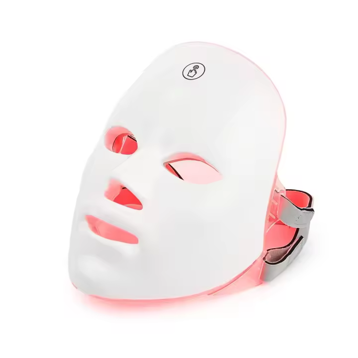 Máscara De Belleza LED Fotón Recargable Con Siete Colores Instrumento De Belleza Para El Hogar Rejuvenecimiento De Piel Levantamiento Y Blanqueamiento Facial - 1